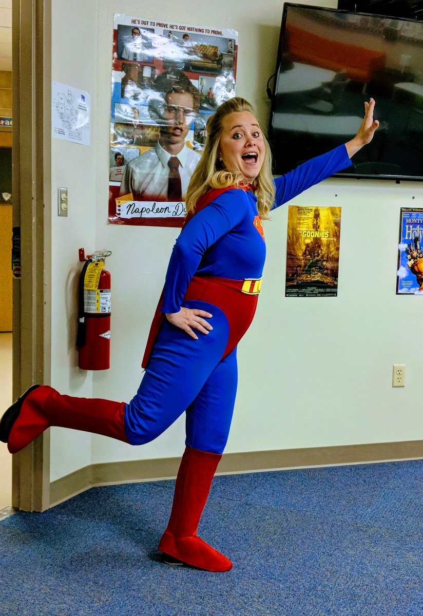 emilymlamm's tweet photo. It's SuperStrange!!!! Happy Superhero Day FSMS!!!!! @strangesciclass @FSMSCubs @MisdProud https://t.co/s3TRQUIN5m