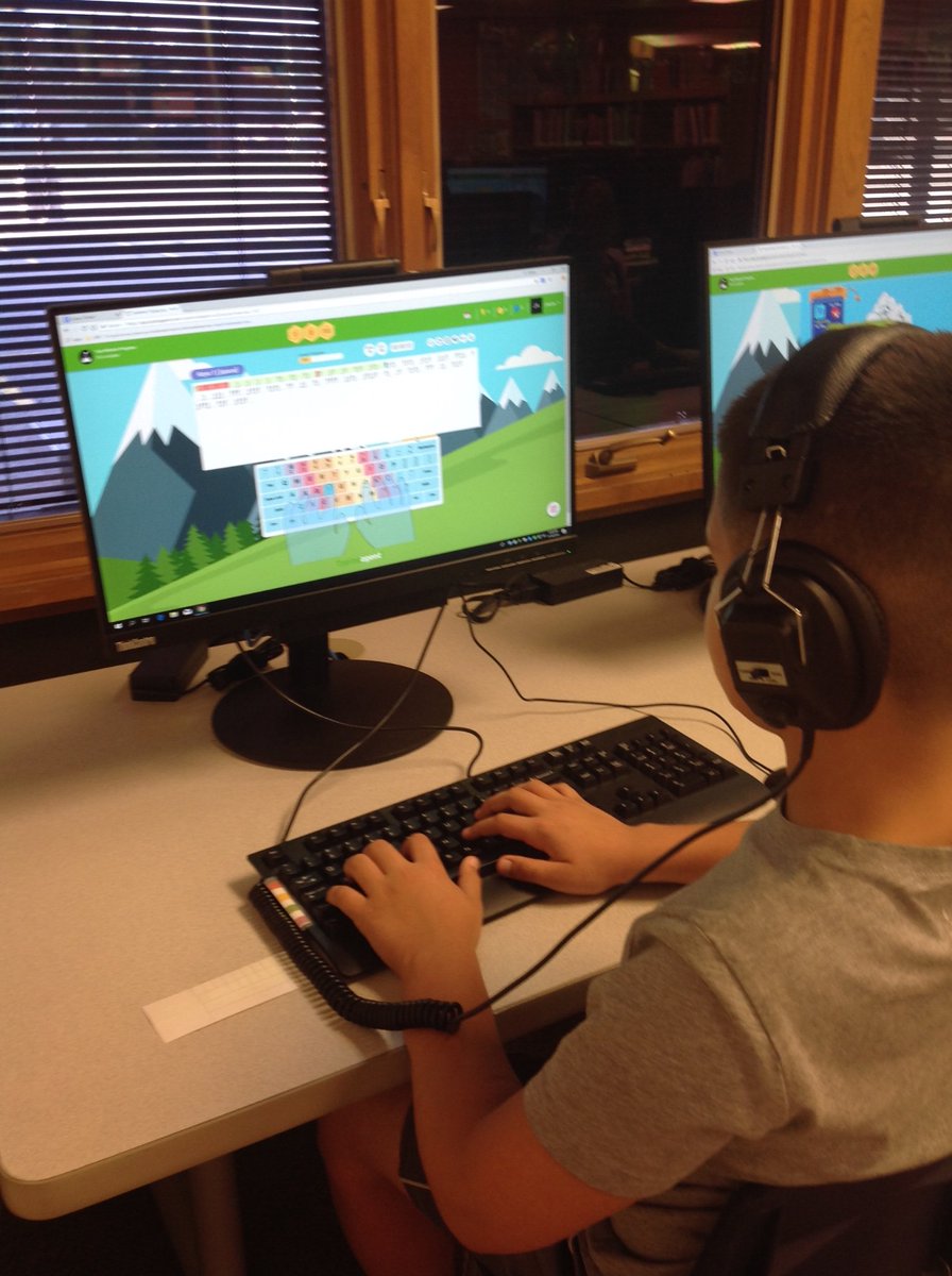KrystalSpilger's tweet photo. Typing Agent encourages students to type correctly. @NewellGI #begrand #WeAreGIPS  #KnightsofNewell https://t.co/FG4tsuS6rQ