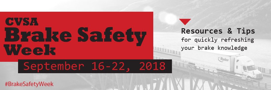 ryderfleetparts's tweet photo. Ready. Set. Brake! Quickly refresh your brake knowledge with these quick-read tips and checklists we gathered from the CVSA. https://t.co/rXlOxD8MgE
#brakesafetyweek https://t.co/2IQa7wH2h3