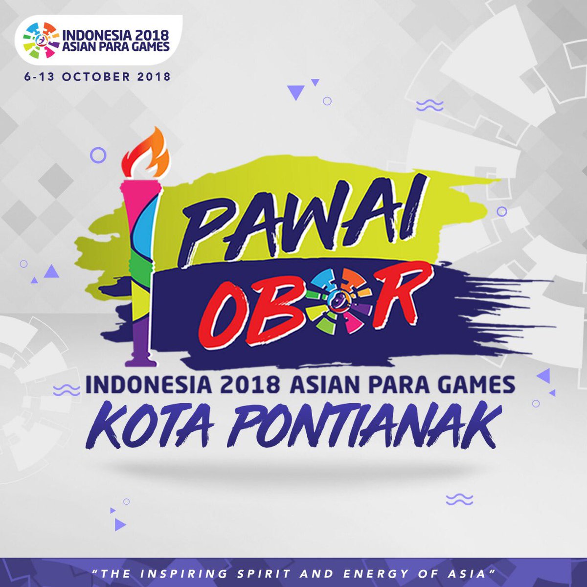 asianpg2018's tweet photo. Siap-siap ya, #ParaInspirasi , karena kota selanjutnya untuk Torch Relay Asian Para Games 2018 akan dilaksanakan di Kota Pontianak. Kota yang satu ini dilalui oleh Garis Khatulistiwa, yang akhirnya membuat Kota ini terkenal dengan predikat Kota Bersinar. https://t.co/4tb6yXWF6i