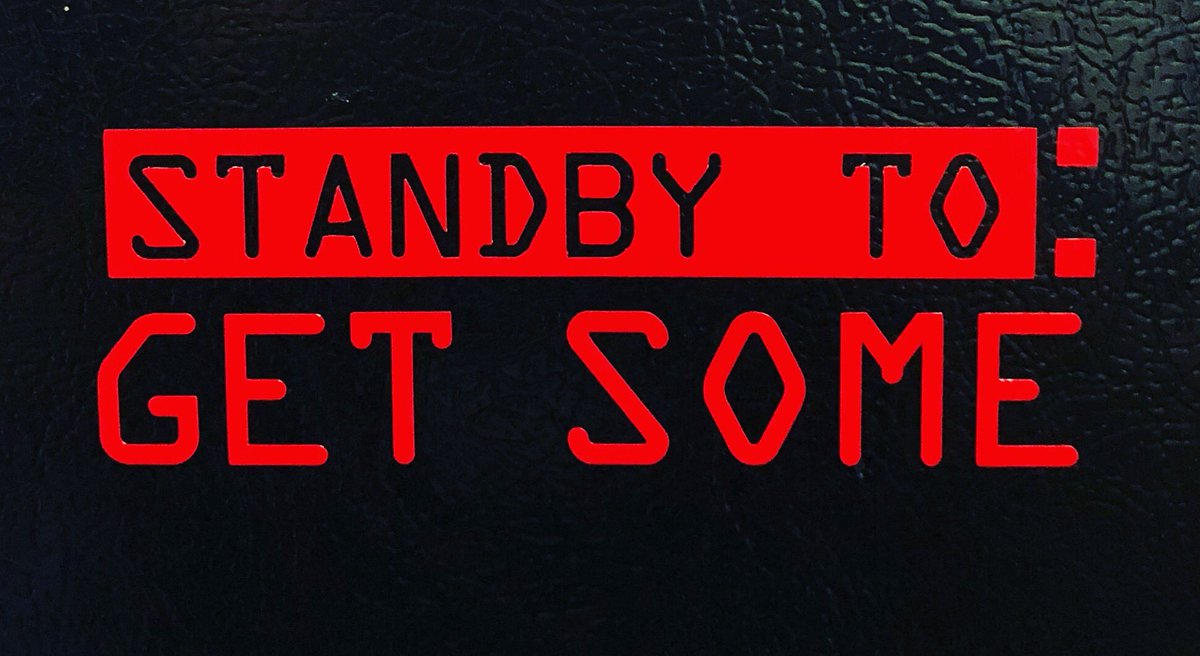 largenj_jesse's tweet image. Some new #StandbyToGetSome decals!
