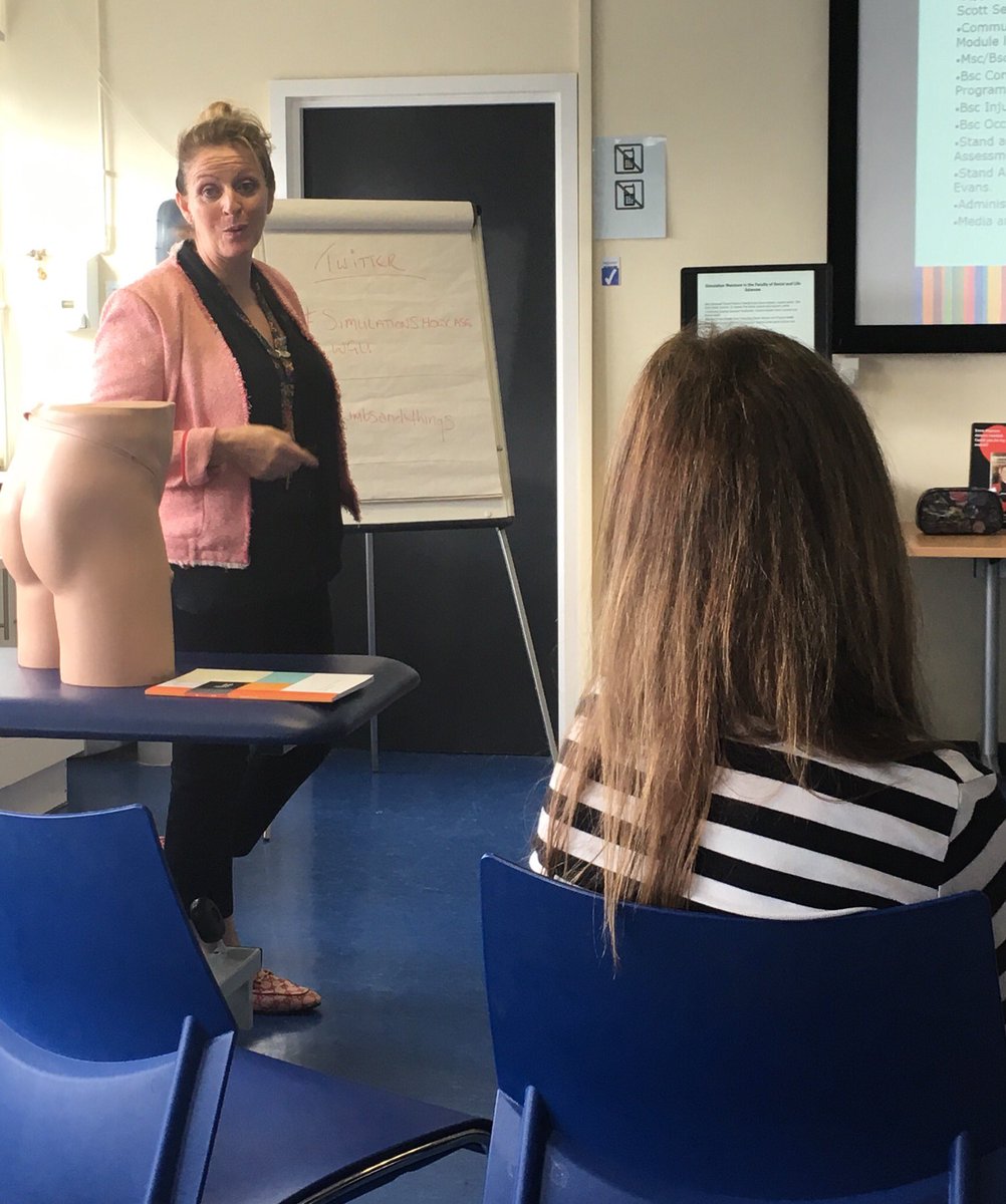 WUNursing's tweet image. .@gillyscott3 Setting the scene this afternoon @helenSm20223483 @DebCheadle  @AnnWilliams6 @RhiMacpOT @MadiRuby1 @vmod_physio #LimbsandThings #SimulationShowcaseWGU
