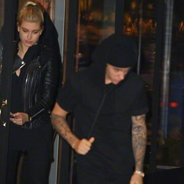 December 27, 2014. Hailey and Justin out in NYC.