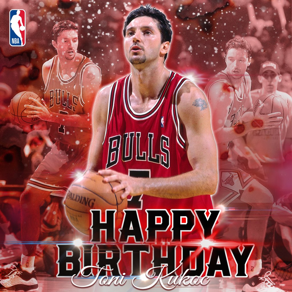 Happy birthday to 3 time NBA champion and former player, Toni Kukoc 