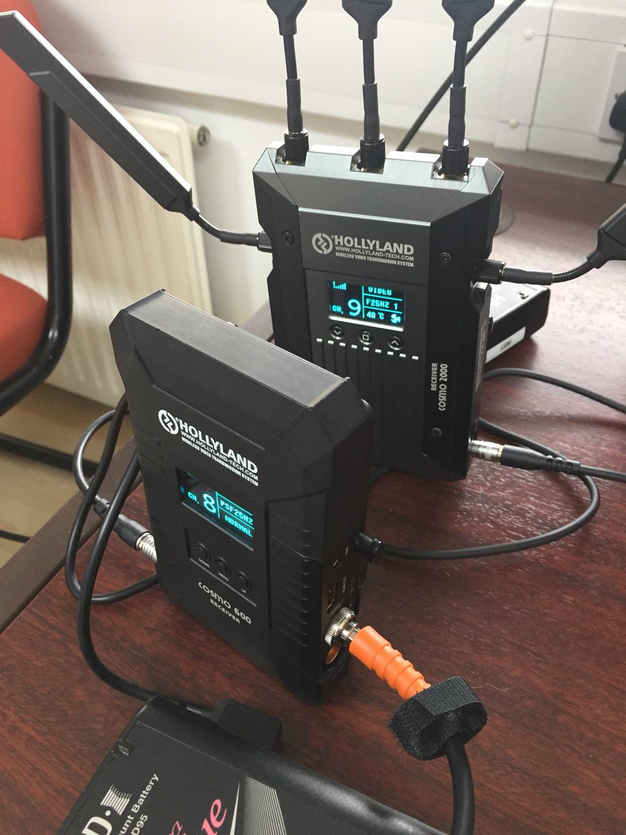 RobBennettPhoto's tweet image. I was at #topteks today testing a #Hollyland Cosmo2000 and cosmo600 side by side. I shall be re-testing them on a recce on Friday.
The winner gets the job on an ITV 4 Camera job!