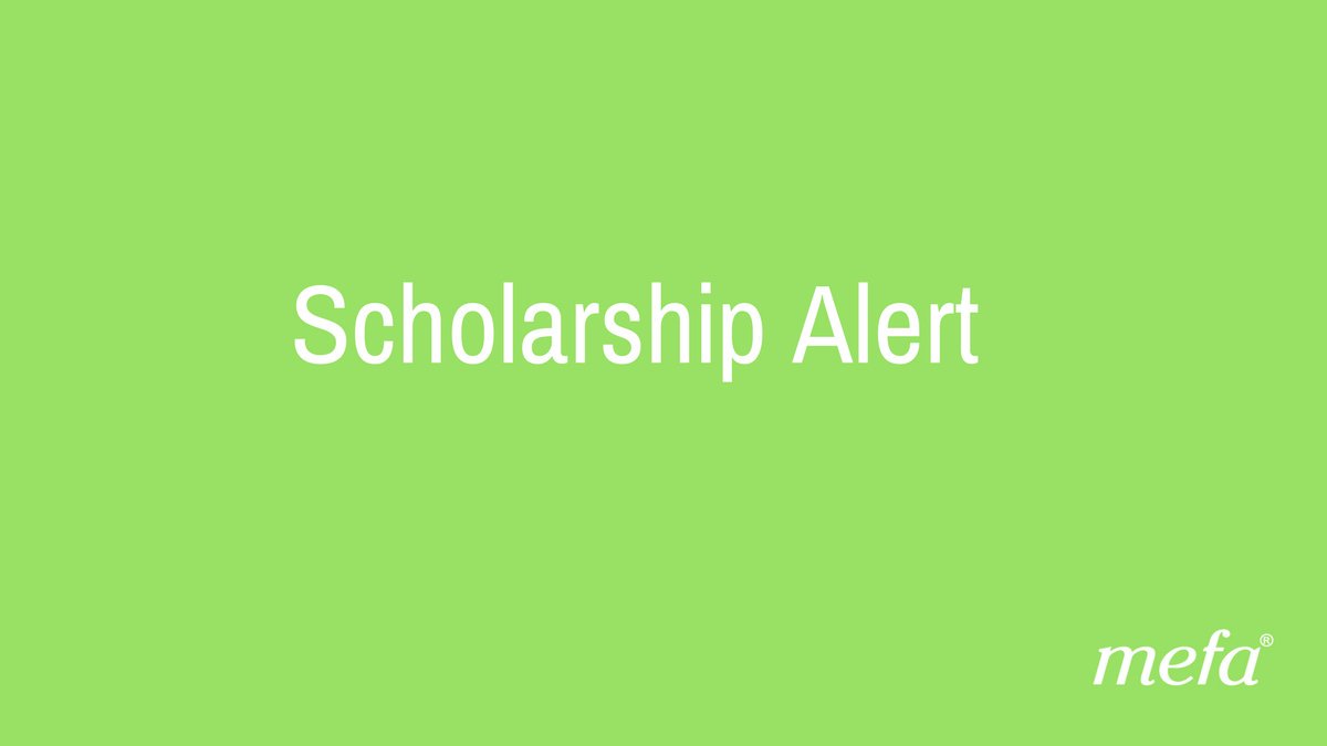 MEFAtweets's tweet photo. Students have until Oct 1st to apply for this $5k scholarship in which they share their business startup idea. https://t.co/3onMuUCztx https://t.co/j1q7wjxsIw