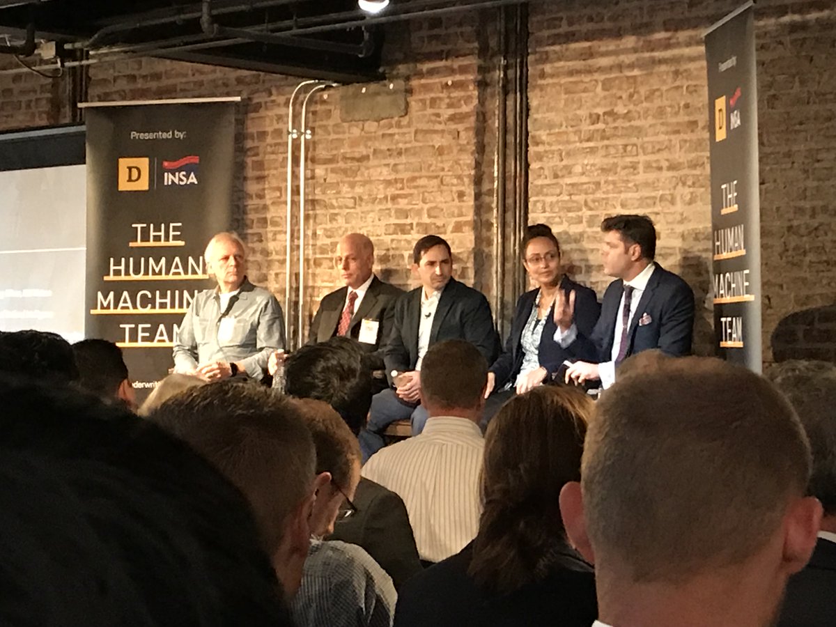 JHUAPL's tweet image. Better Together: APL researcher Mike Wolmetz joined experts and leaders from @IARPAnews @ODNIgov @IBM to discuss #HumanMachineTeam this morning - thanks for hosting @INSAlliance @DefenseOne @EsriFederalGovt