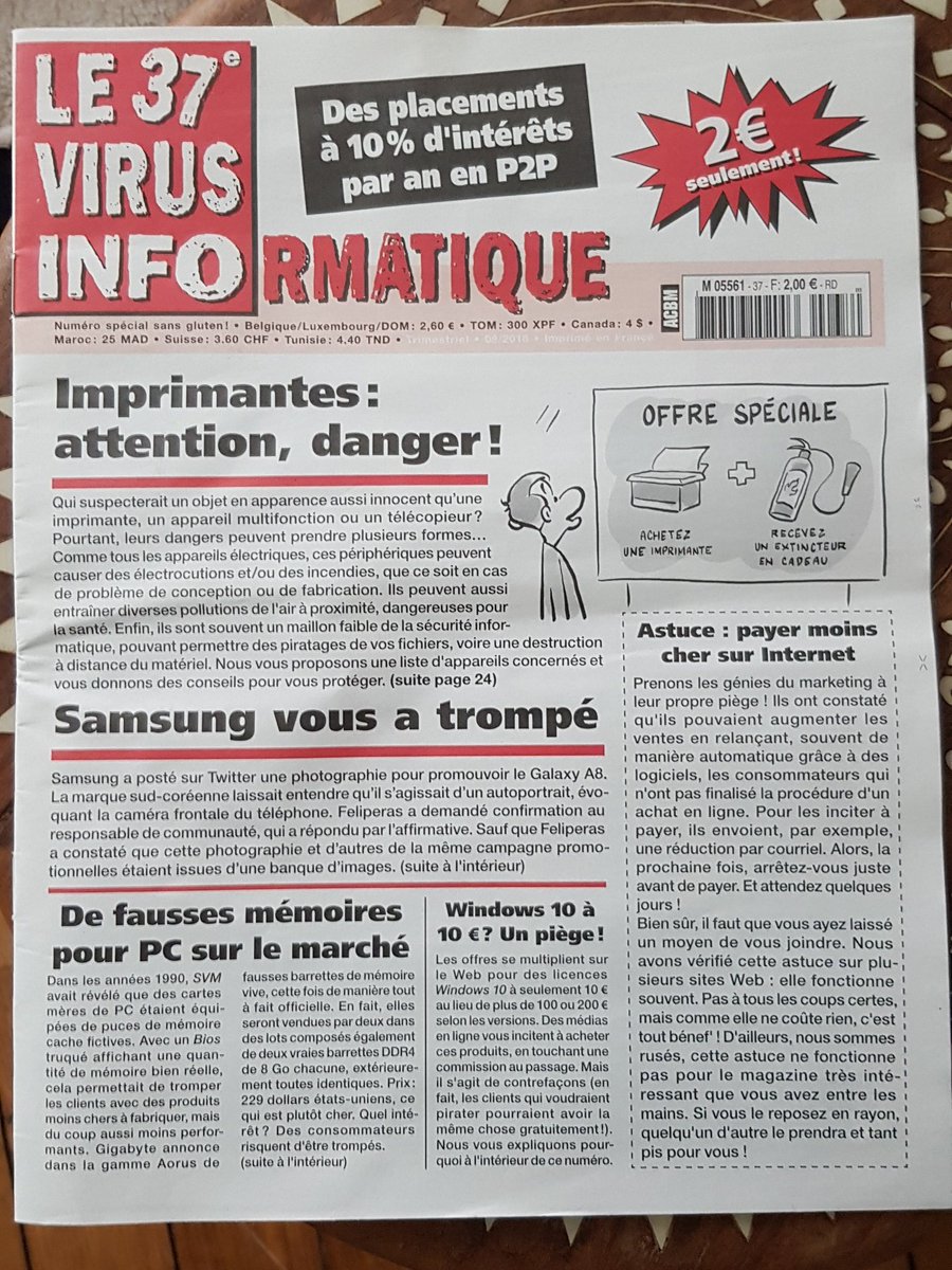 Courrez l'acheter !!! #VirusInfo  <a href="/ACBM_COM/">Le Virus Info + Pirates Mag' + Les Puces Info</a>