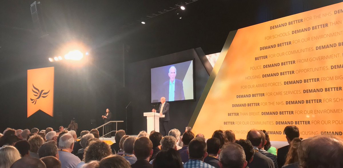 MartinChelt's tweet photo. At #LDConf2018 ⁦@vincecable⁩ calls for Govt killing of ⁦@TidalLagoon⁩’s Swansea Bay scheme to be reversed. Terrible example of govt’s inability to invest for the long-term, both economic and environmental https://t.co/9mNWUNttlY