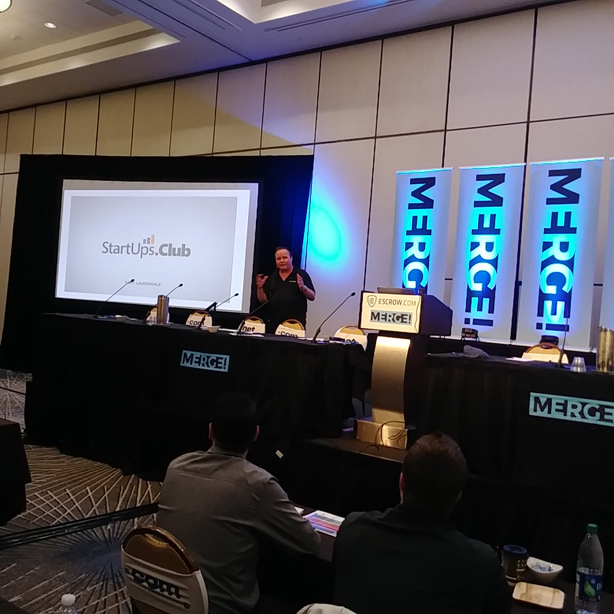 mergeshow's tweet photo. Now, at #MergeShow 2018, @ColinDotClub, CEO of @getDotClub, takes the stage to deliver this morningโs 2nd keynote, โWhat Makes a Startup Successful.โ
Follow along & watch Colinโs talk on the MERGE! Facebook live stream!
https://t.co/oeXDfRSG4E
#startups #entrepreneurs #business https://t.co/83WEML5gFK
