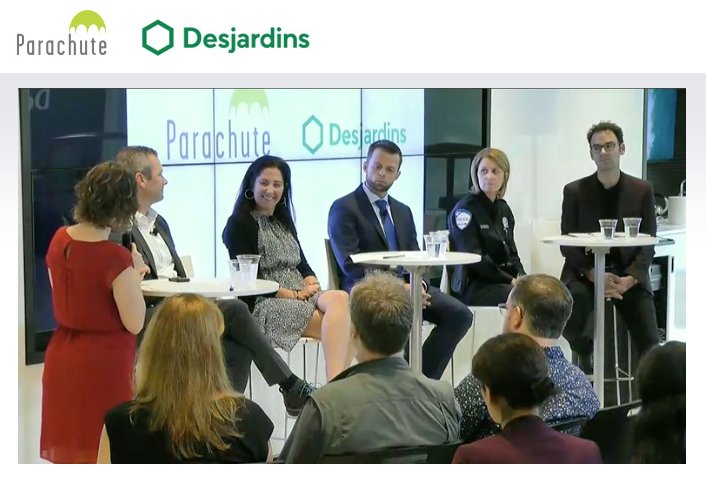 Live now! 📽️ icastpro.ca/events/parachu… 
 ◽️Distracted Driving: Changing the Culture◽️panel at Espace Desjardins <a href="/DesjardinsGroup/">Desjardins Group</a> #Montreal 📍#ParachuteVZ #KnowWhatImpairedMeans twtd.by/parachutecanad…