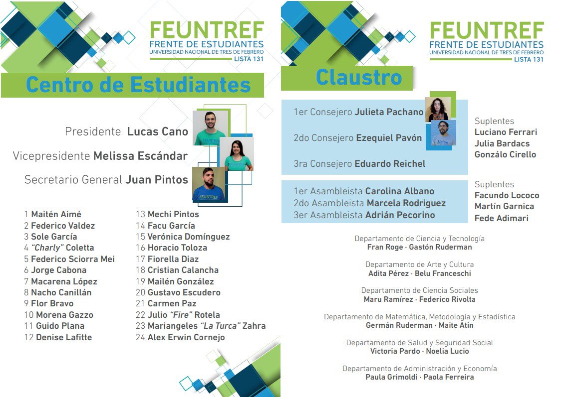 jpintos79's tweet photo. Este 19 y 20/09 votá a tus compañerxs de cursada! Sabemos lo que hicimos y también lo que falta #FEUNTREF #MegafonUNTREF #Lista131 https://t.co/vpddCeGgOl