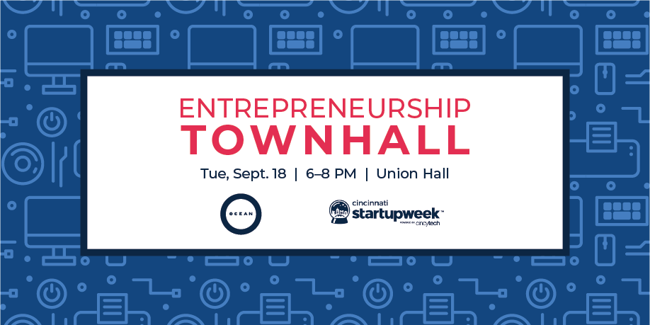 OceanPrograms's tweet photo. REMINDER: FREE event - Entrepreneurship Town Hall, TONIGHT @UnionHallCincy at 6PM drinks included! Find out outlined event details from @StartupCincy Week, along with @OCEANaccel Conference 2018, along w/ Q&A!
Secure your spot #OCEANevents #PitchContest #MakersMarket https://t.co/58sPaIC62e