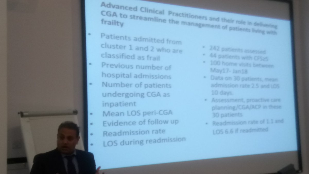 #BGSWessex18 Frailty ACPs make a positive difference in acute hospitals.  Providing quality education for staff and person centred care pathways @theveretts @pippathephysio @HPPatel_soton @UHSFT Great work guys looking forward to reading your 3 posters  @GeriSoc Autumn #bgsconf