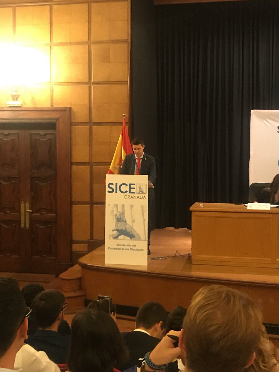 ahnsice's tweet photo. Nuestro diputado Gerardo (Gerard) @gera_gpg en su discurso sobre la tramitación de la modificación de la ley electoral (LOREG). @sicegranada https://t.co/XDIIlfMMUX