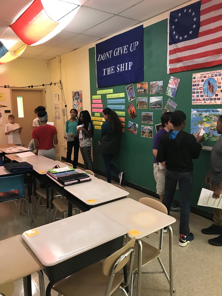 MrGiera's tweet photo. 7th graders @PGMSinBCPS engaging in their first DBQ Thrash Out Discussion! @BCPS_SocialSci @sbTeachinIt https://t.co/fXLOPVRdyv