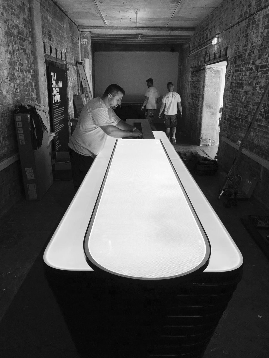 Hux_London's tweet image. Who will be at Design Junction?!
The installation is looking fab and the perfect backdrop to showcase @chauhanstudio ‘soft power’ show. Thanks for the opportunity @chauhanstudio @thedesignjunction &amp;amp; help from @addlux @l_d_f_official @carocomms