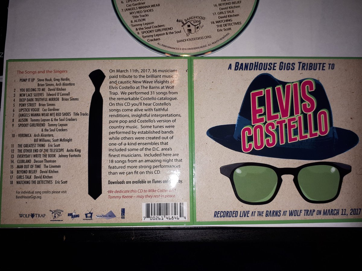 JJohnFoyle's tweet photo. Super to get these new takes on some Elvis Costello classics @cdbaby @ElvisCostello
#bandhouse
https://t.co/V0wwjMHT1X https://t.co/4dAg4WlC9P