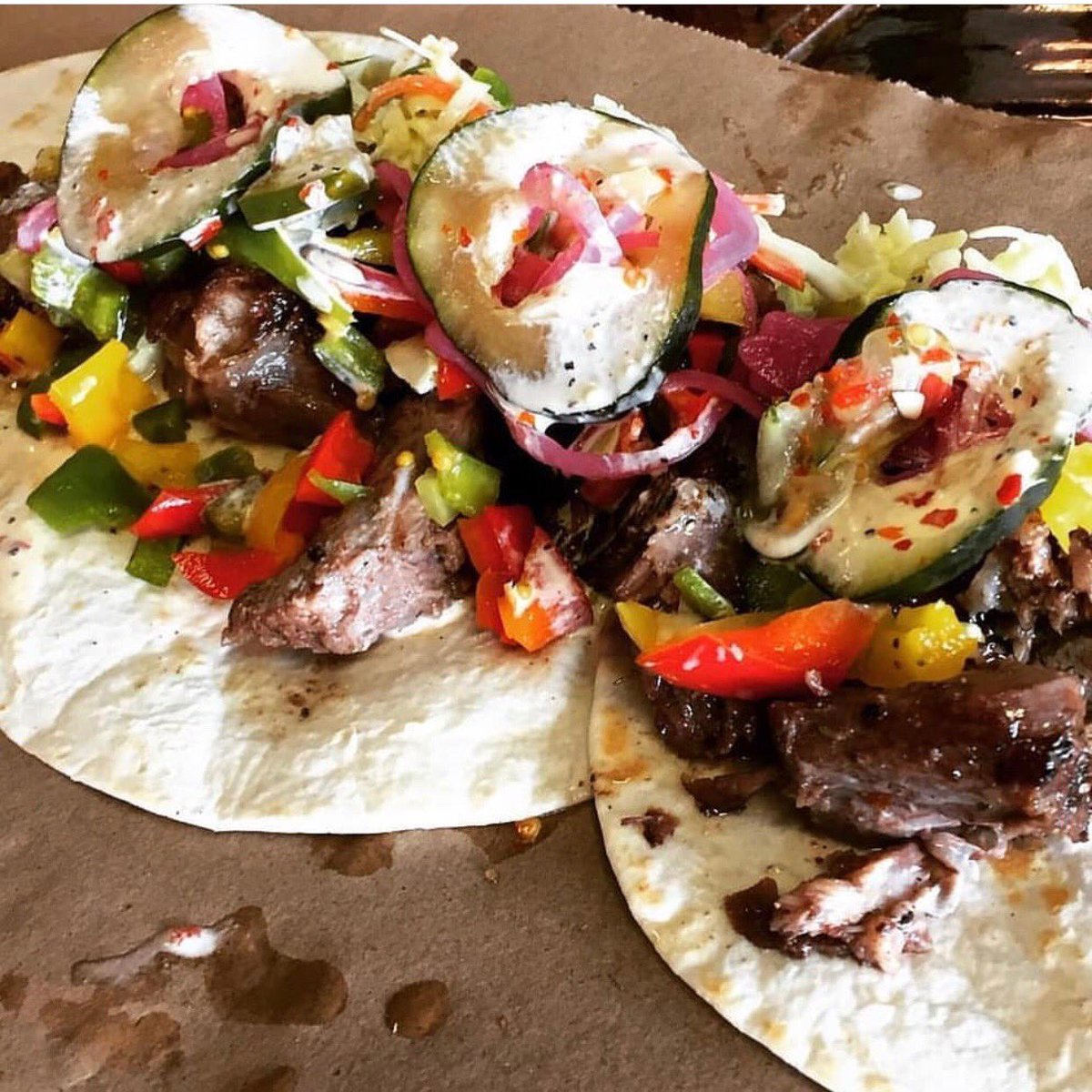 Taco Tuesday! But one taco special get one 1/2 off. Every. Single. Tuesday. #TacoTuesday #NeonPig