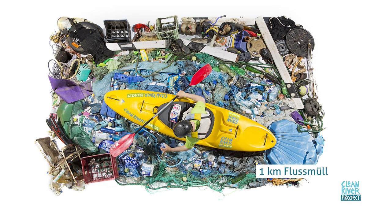UmweltRLP's tweet photo. "1 km Flussmüll". Bildtitel sagt alles. #Umweltpreis2018 #cleanriverproject https://t.co/kPcJ8pmktB
