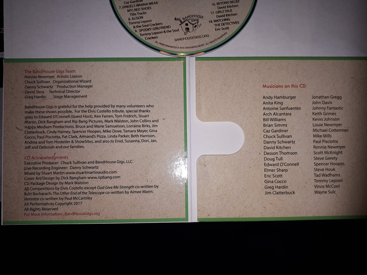 JJohnFoyle's tweet photo. Super to get these new takes on some Elvis Costello classics @cdbaby @ElvisCostello
#bandhouse
https://t.co/V0wwjMHT1X https://t.co/4dAg4WlC9P