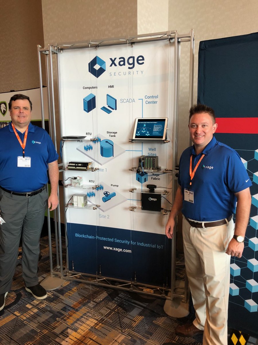 xageinc's tweet image. Visit @xageinc and @globlx today at #IoTHouston18 booth 36 and hear from Chuck Drobny and PJ Johnson on Using Blockchain to Secure the Field tomorrow at 11:35am in the Main Conference Ballroom.