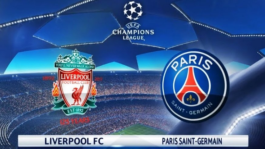Liverpool v PSG kicks off at 8pm... #LiveFootball