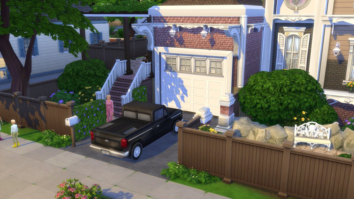 Kate Emerald On Twitter I Made A Tutorial That Explains How To Build A Ground Level Garage In Combination With A Raised Foundation No Cc Used And Just Base Game Objects For