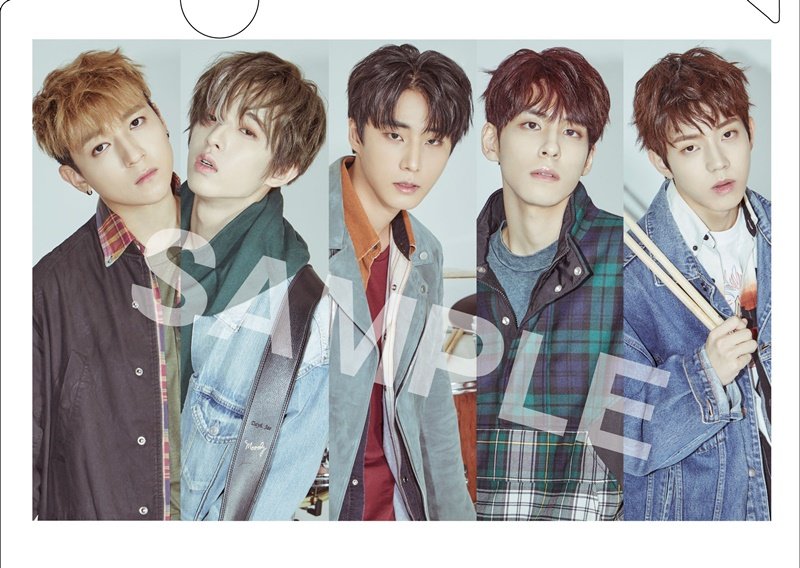 DAY6 First Japan Album clear file designs