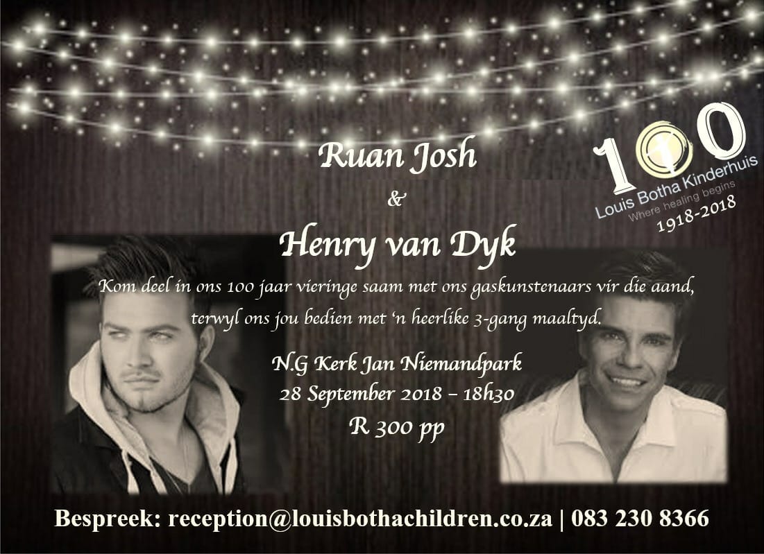 Sien uit na hierdie spoggerige geleentheid!