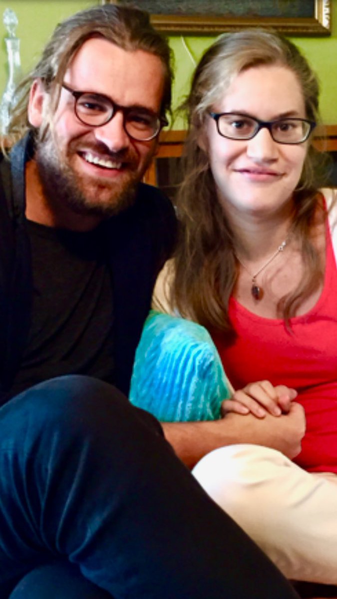 vikbladh's tweet photo. If you click the link, the story about my sister Vera (it’s her in the picture below) begins at 14:05, following Katie Wu’s story. If listening isn’t your thing, you can also find the story transcribed if you scroll down the page. https://t.co/lbpzWXuOM9