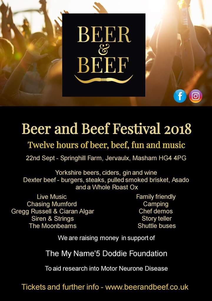 Now this sounds right up my street! Beer and Beef?! What's not to love!!