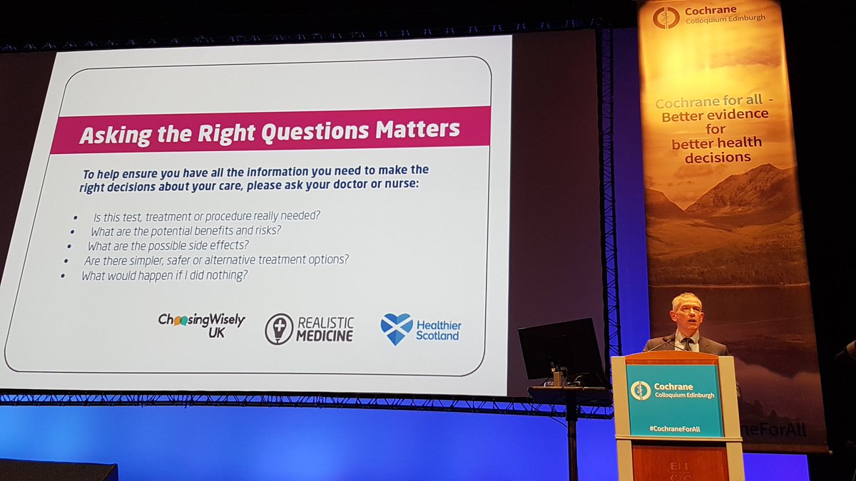 Laconic_doc's tweet photo. The 'Choosing Wisely' 5 questions:
• Necessary?
• Risks/benefits?
• Side effects?
• Alternatives?
• What if we do nothing?
@DrGregorSmith 
#cochraneforall https://t.co/qVj5UA6Zql