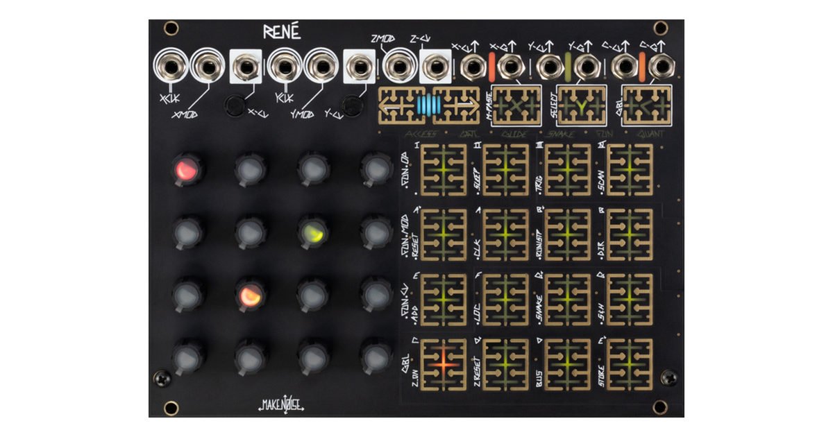 theetechnofile's tweet image. #Make_Noise’s René sequencer for #Eurorack gets “three-dimensional” update dlvr.it/QkbMxW