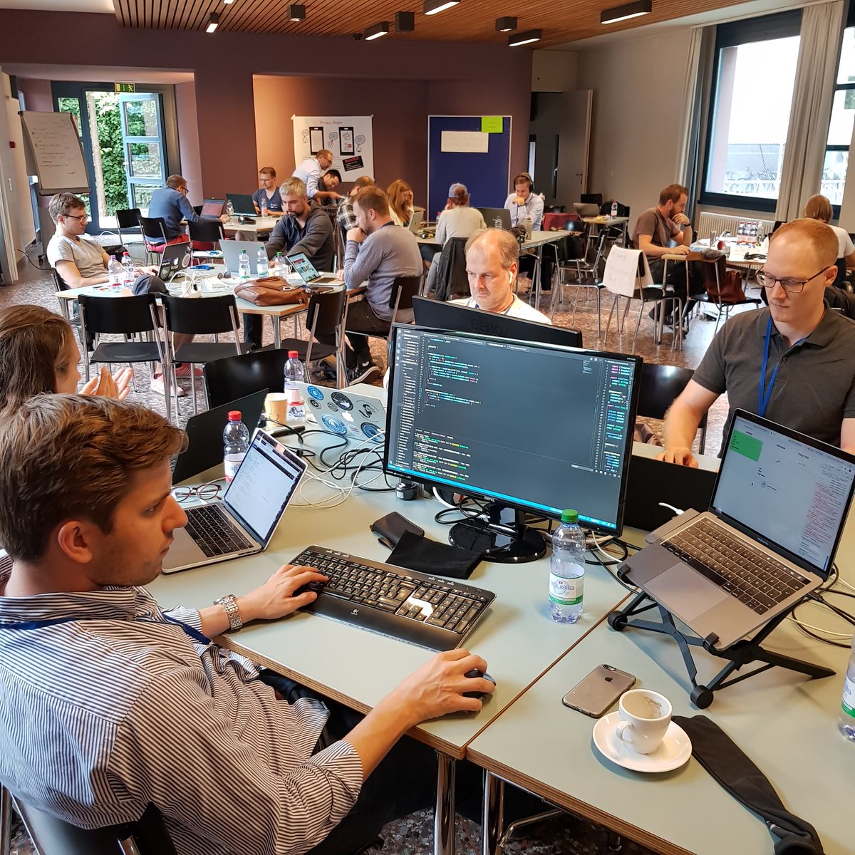 oluskayacan's tweet image. RT jurawirdleicht: The #swisslegaltech2018 Hackathon is coming to a very concentrated end! We are finalizing our prototype and really look forward to the pitch and all the ideas of the other teams! CHLegalTech_18 #teamwork #hackinglaw #legaltech
