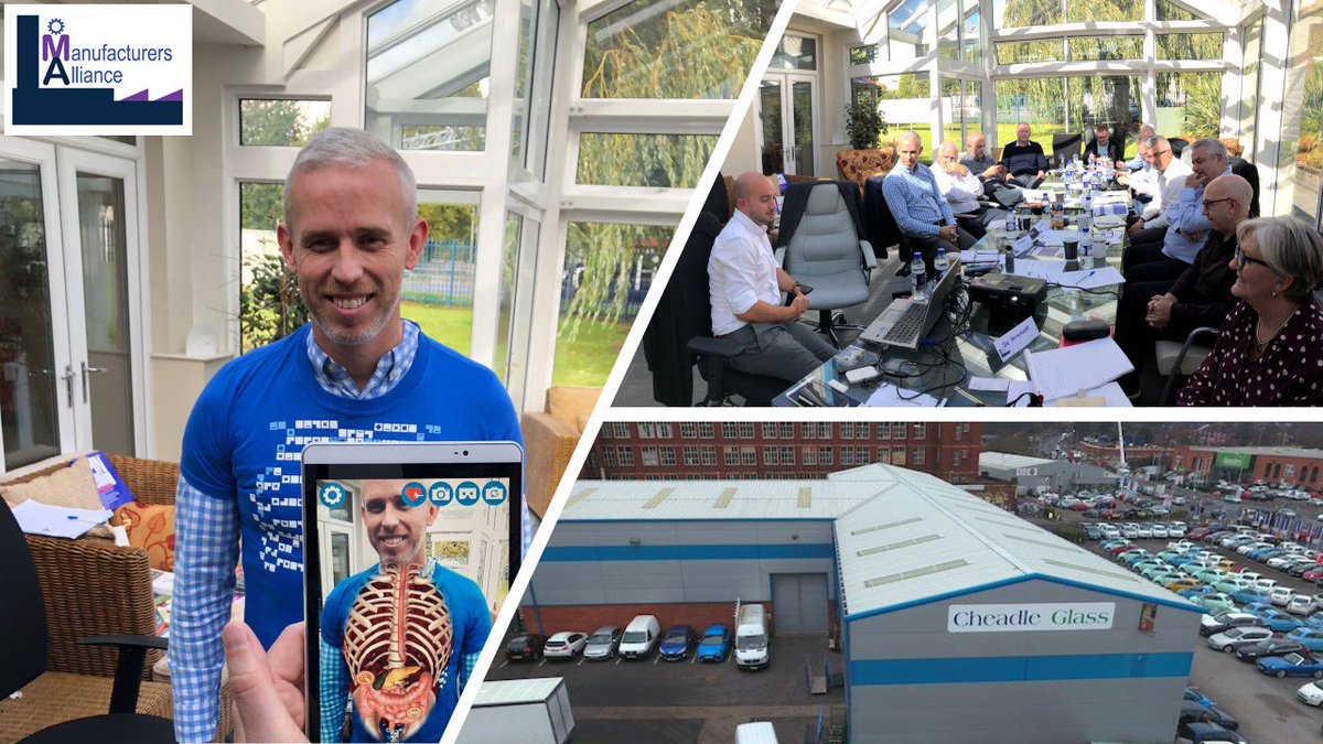 Mfg_Alliance's tweet image. Great meeting today with the South Manchester @Mfg_Alliance group at @CheadleGlass. Some great insights into #Industry4 from @Elementstech_. Keeping it simple! We like that. #GBmfg #ukmfg #MfgAlliance