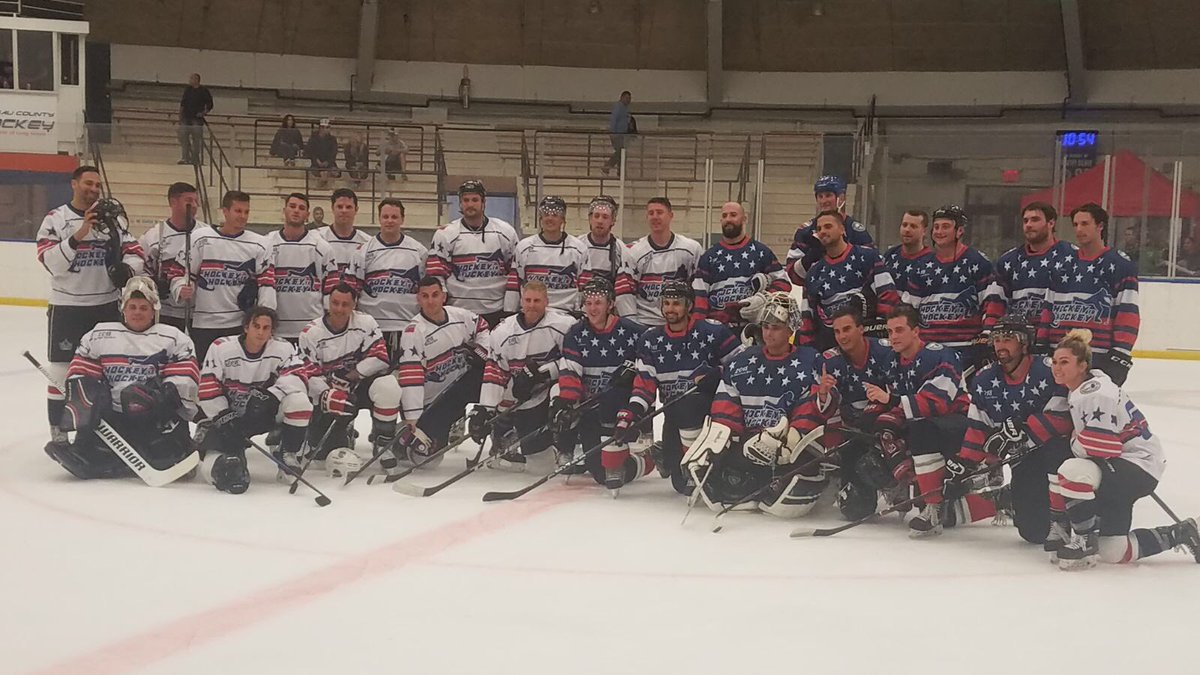 This past weekend a <a href="/HockeyIsHockey1/">Hockey Is Hockey</a> event was held in Brooklyn, NY. Blades forward <a href="/nicole_giannino/">Nicole Giannino</a> became the first ever female to be asked to participate in the games! She had the honor of being placed on the coaching staff during the Draft Night.