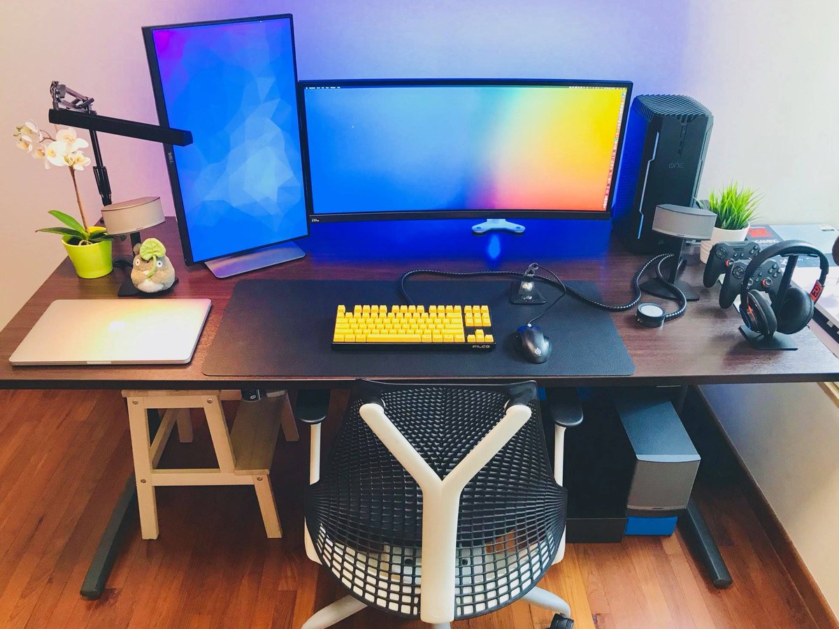 Pc Desk Setup On Twitter Good Working Gaming Desk Neat Clean
