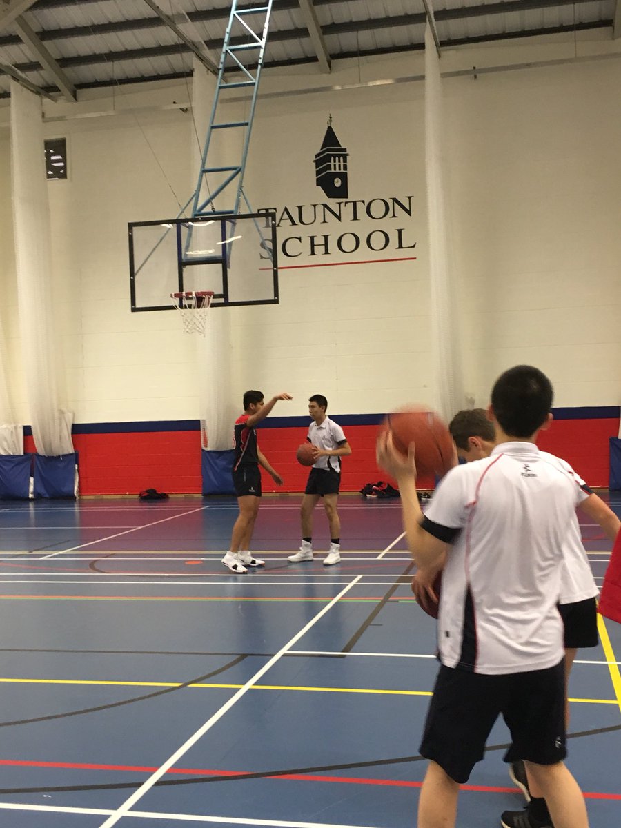 tauntonsports's tweet image. Fabulous to have the team basketball squad coaching the Senior Games group this afternoon. #BeTheDifference #DevelopingCoaches