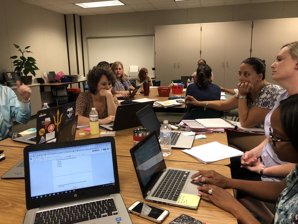 haley_galyean's tweet photo. Amazing work happening at @TISDTES during collaborative time. The 3rd math team discussed what learning and instruction looks like. Then they created a CFA that truly assesses what their Ss learned. Truly a PLC 🙌#TeamTomball #DestinationExcellence @DaveSurdovel @CschmidtChad https://t.co/gl9y3Tmrzz