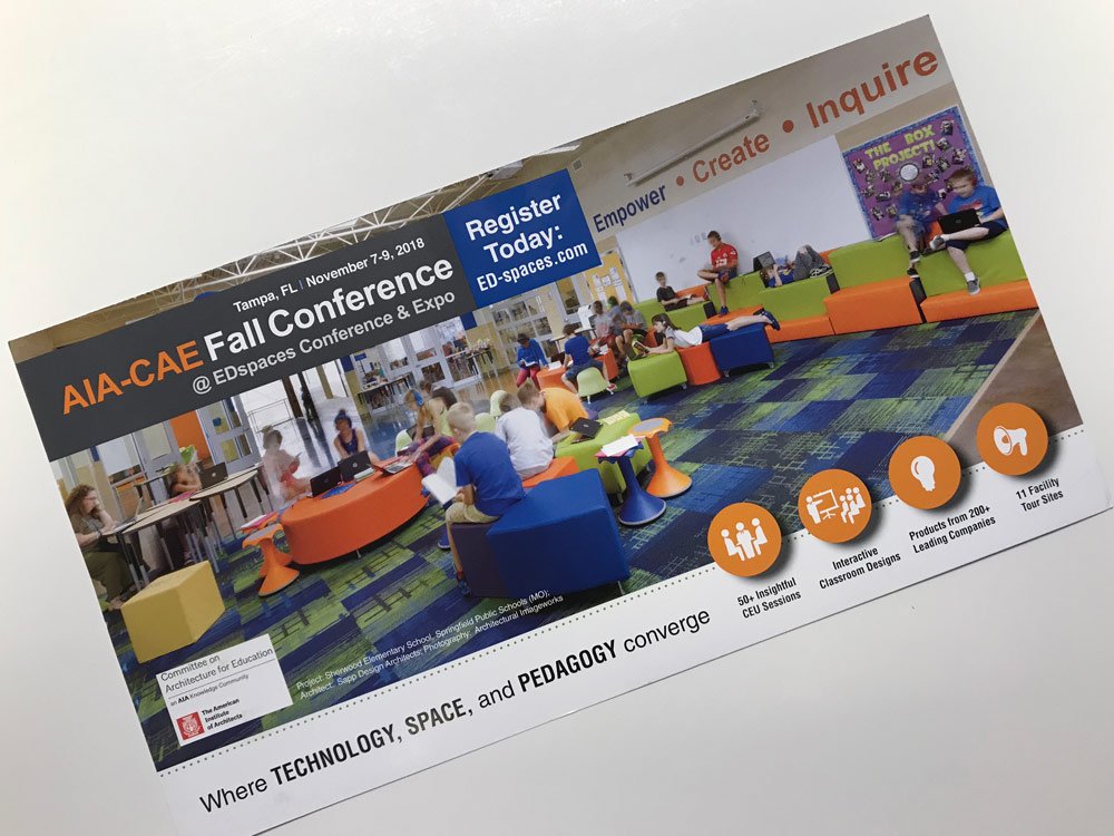 Sherwood Elementary School is still out there turning heads! Thank you <a href="/EDmarketassn/">EDmarket</a> for featuring <a href="/sherwoodsps/">Sherwood Elementary</a> in your 2018 national conference invitation!