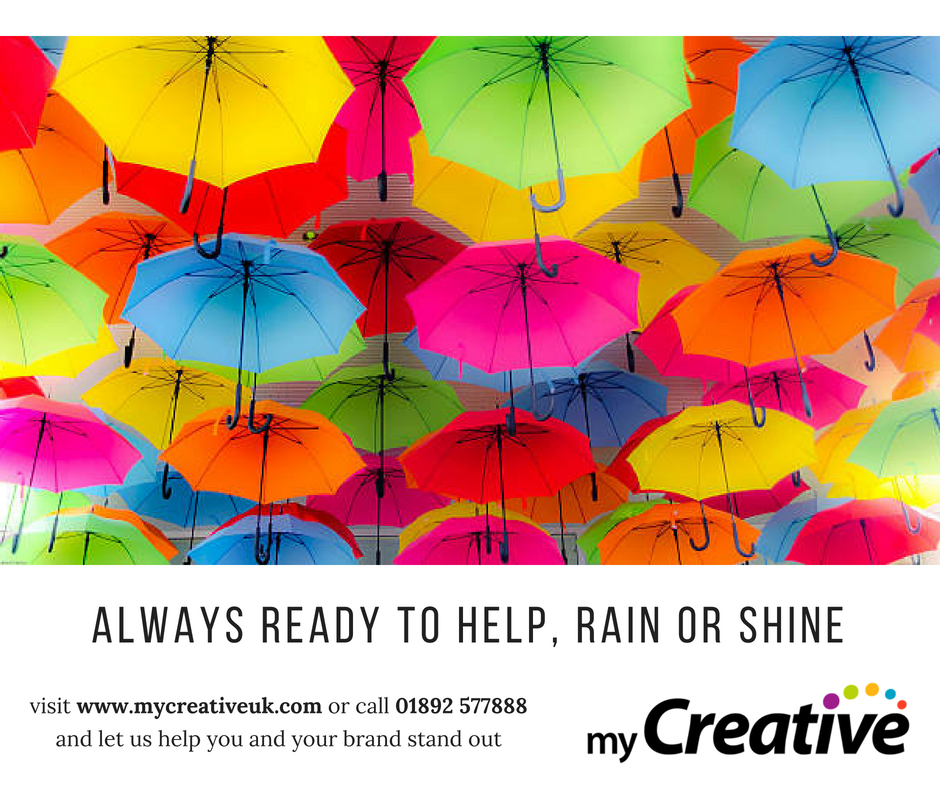 hellomyCreative's tweet photo. As the Summer fades, and Autumn prevails, myCreative is here to protect you ... we even do storm-proof brollies! 

#stormhelene #stormali #promo #printing #creative #sussex #kent https://t.co/0CWlSF1Z8j