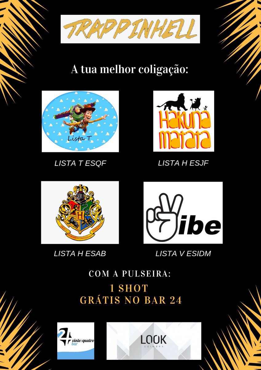 listah1819's tweet photo. Se possuis a pulseira para este convivio da tua melhor coligação, tens a oferta de 1 shot  no 24 Bar! Aproveita já e se não tens pulseira adquire a um dos membros da tua lista! Não percas este grande convívio⚡️ https://t.co/a6HMev01X2