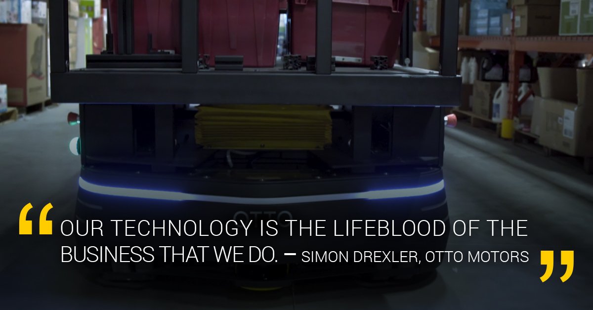 Empowered by digital transformation, <a href="/OTTOMotors/">OTTO by Rockwell Automation</a> helps companies of all sizes deploy self-driving technology dellemc.com/en-ca/customer…