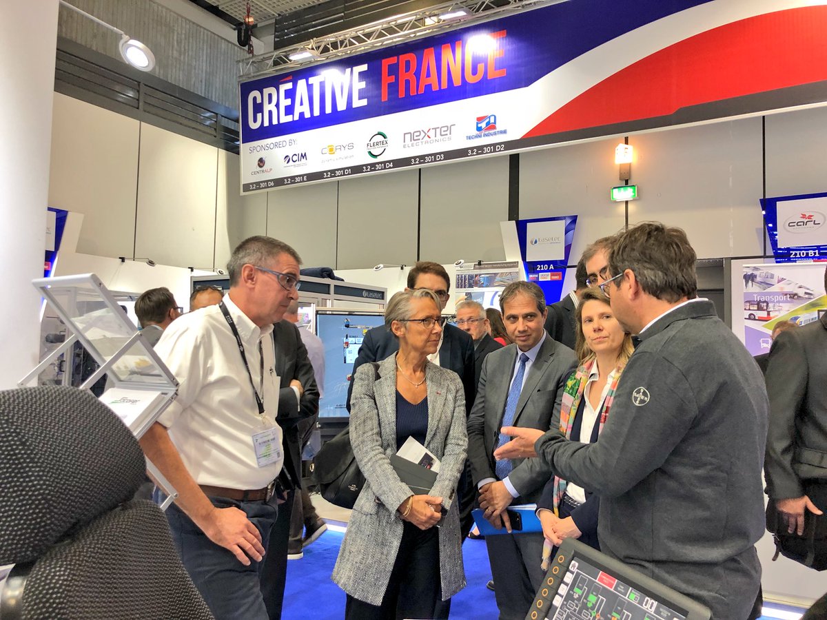 La France, 1er pays étranger représenté à #Innotrans2018 à Berlin, le rdv mondial des transports ferroviaires. Bravo à toutes nos entreprises françaises qui innovent, exportent à travers le monde et préparent la #mobilité de demain. 🇫🇷