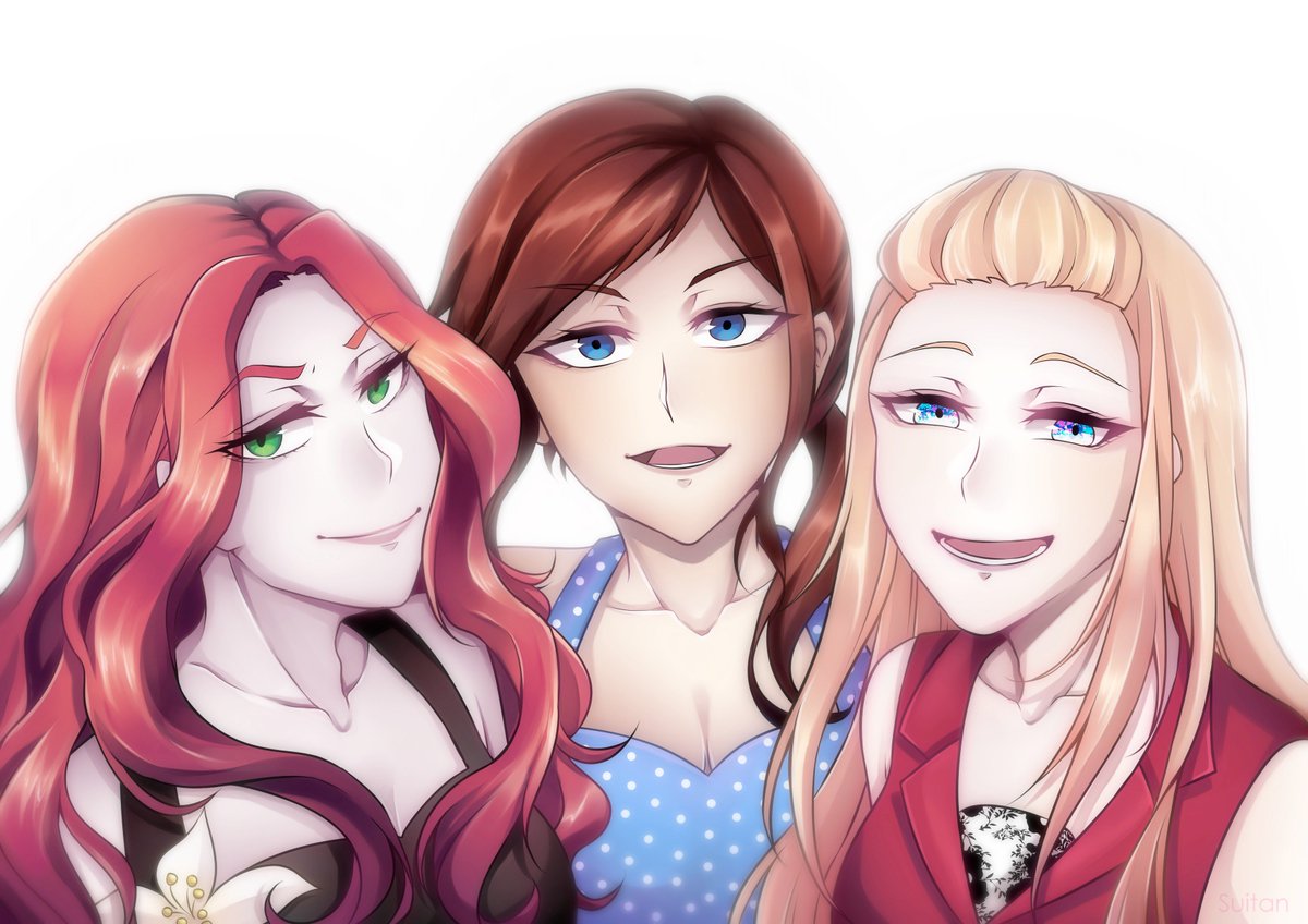 LikeMyStardust's tweet image. Llevaba mucho tiempo teniendo una idea respecto a #VLSV y gracias a la commission de @Suitanart puedo enseñarla al fin &amp;lt;3 

Por fin os puedo mostrar a Svez, Cassandra y a Iridia antes de llegar a donde están ahora mismo respecto a la historia &amp;lt;3  Mirad qué bellas son &amp;lt;3