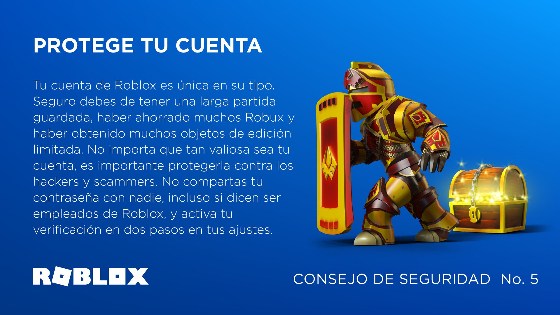 Roblox En Espanol On Twitter Protege Tu Cuenta Usa Una Contrasena Fuerte Asegurate Siempre De Cerrar Sesion En Roblox Si Usaste Una Computadora Publica Como En La Escuela O En La - cuenta de roblox con muchos robux