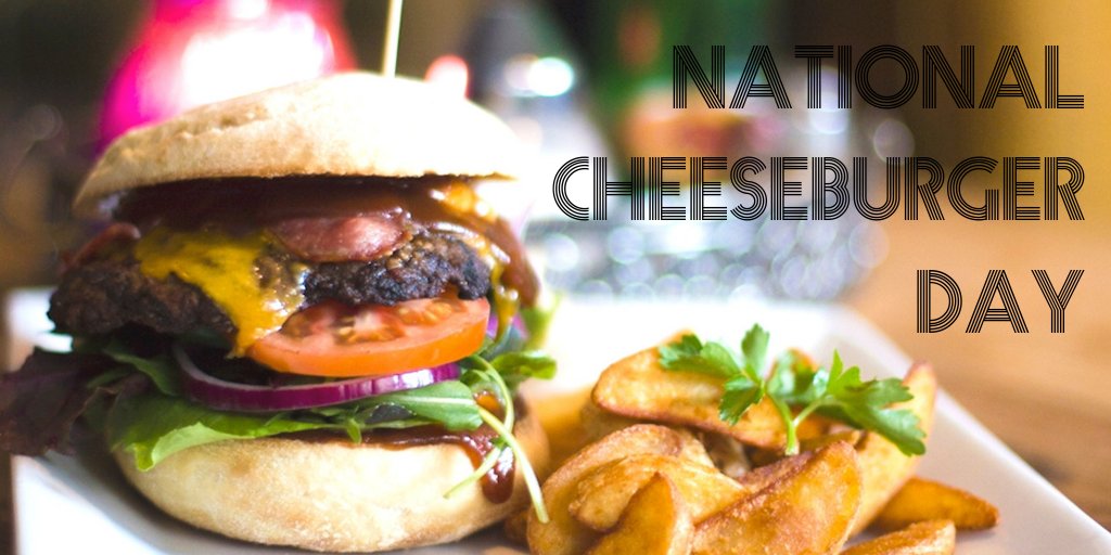 PureViewTPC's tweet image. Happy #NationalCheeseburgerDay! We hope you celebrating by eating more cheeseburgers than you’d like to tell 🍔