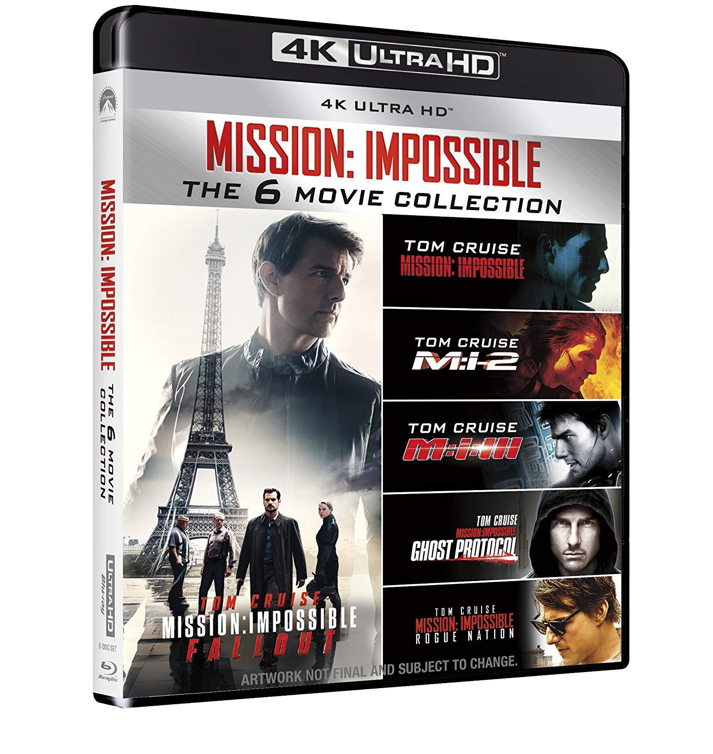 Mission: Impossible: 6-Movie Collection (4K Ultra HD + Blu-ray) 