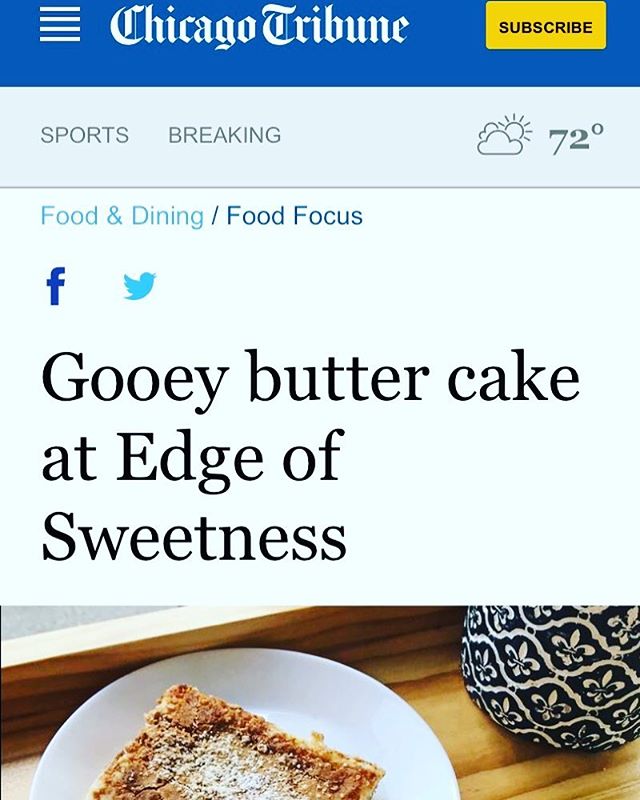 edgeofsweetness's tweet photo. So exciting to be featured in the Tribune - Where to find the best Midwest Eats in Chicago!! https://t.co/ZXhZajN4af https://t.co/brUnhdoKEx